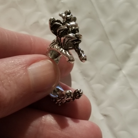 YORKIE RING DOG Lover Ring Yorkshire Terrier Ring - Picture 6 of 6